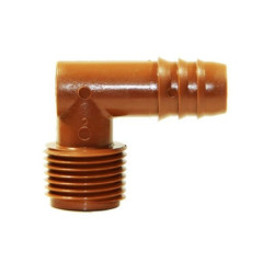 Codo Goteo con entroque rosca 1/2"