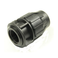 Enlace recto polietileno rosca hembra