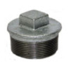 Tapón galvanizado rosca macho