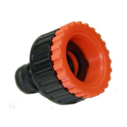 Adaptador grifo polietileno 3/4" - 1" enchufe rápido