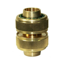 Manguito unión manguera 19mm latón