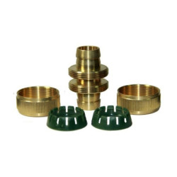 Manguito unión manguera 19mm latón