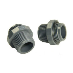 Machón 1" PVC sistema Manifold con junta goma