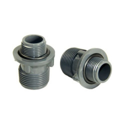 Machón reducido 1"x 3/4" PVC sistema Manifold con junta goma