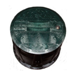 Arqueta circular ultra resistente fabricada con materiales reciclados 27cm