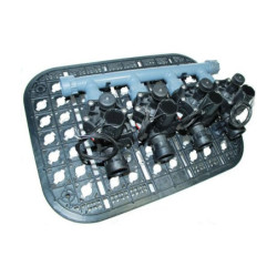 Kit de riego de 4 electroválvulas 9V