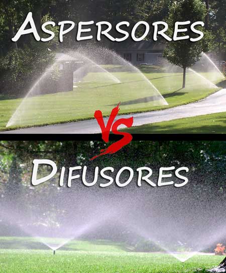 Aspersor vs Difusor